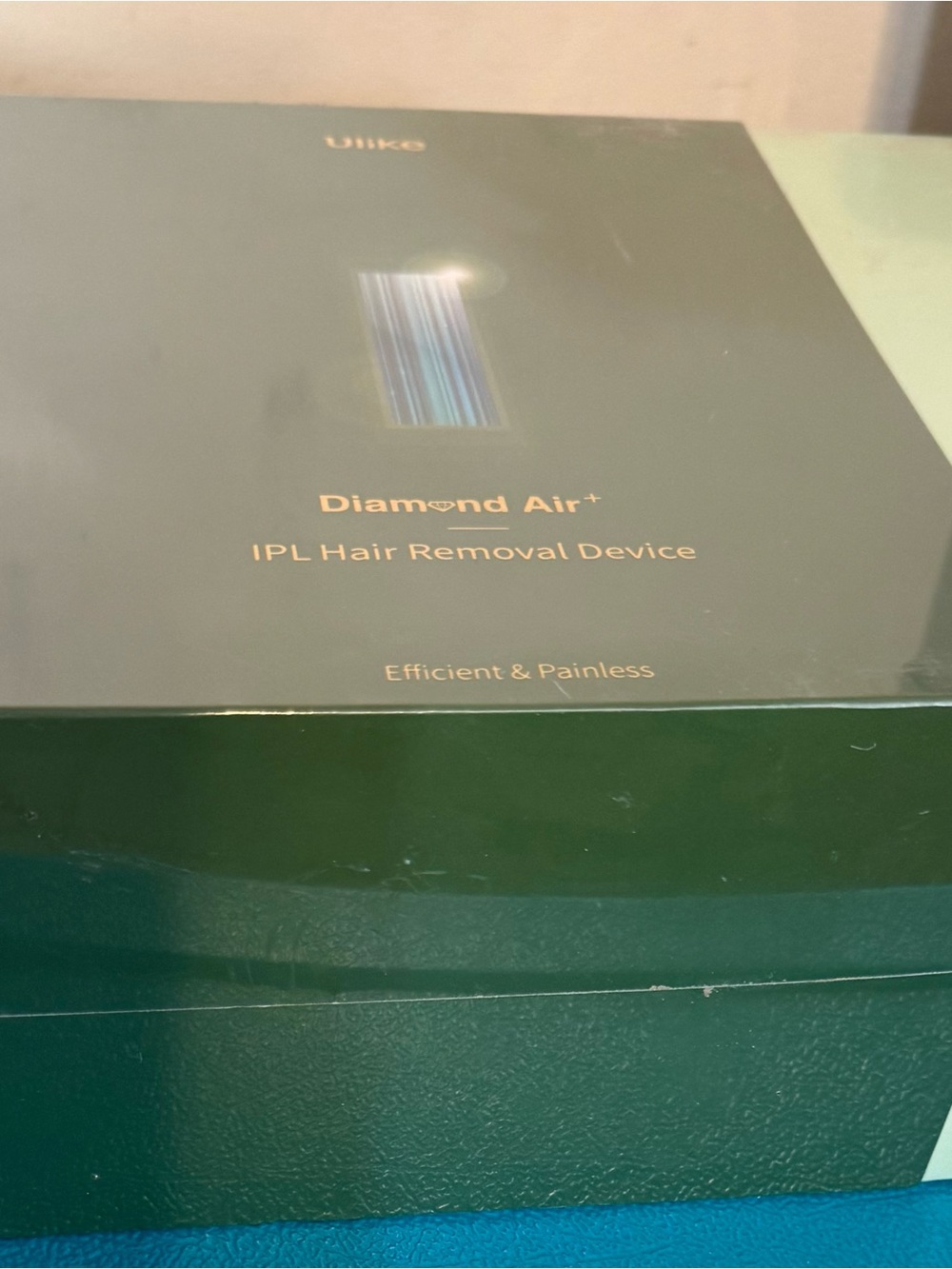 Ulike Diamond Air+ IPL Hair Removal Device in Dark Green